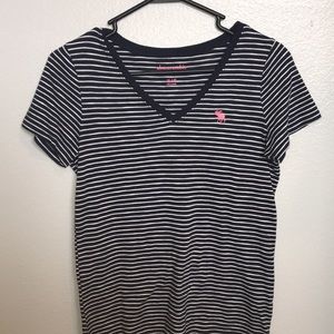 Selling a striped Abercrombie kids T-shirt